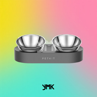 ชามอาหารสแตนเลสปรับองศาแบบคู่ Petkit Fresh Nano Double Metal