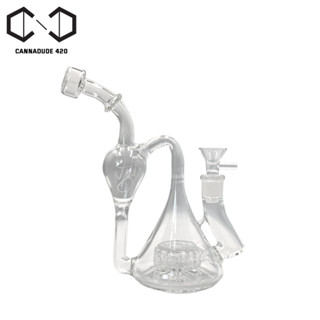 บ้องแก้ว แจกันแก้ว Glass Recycler Dab rig 8" HTB Dabrig บ้องแก้วน้ำวน BU017