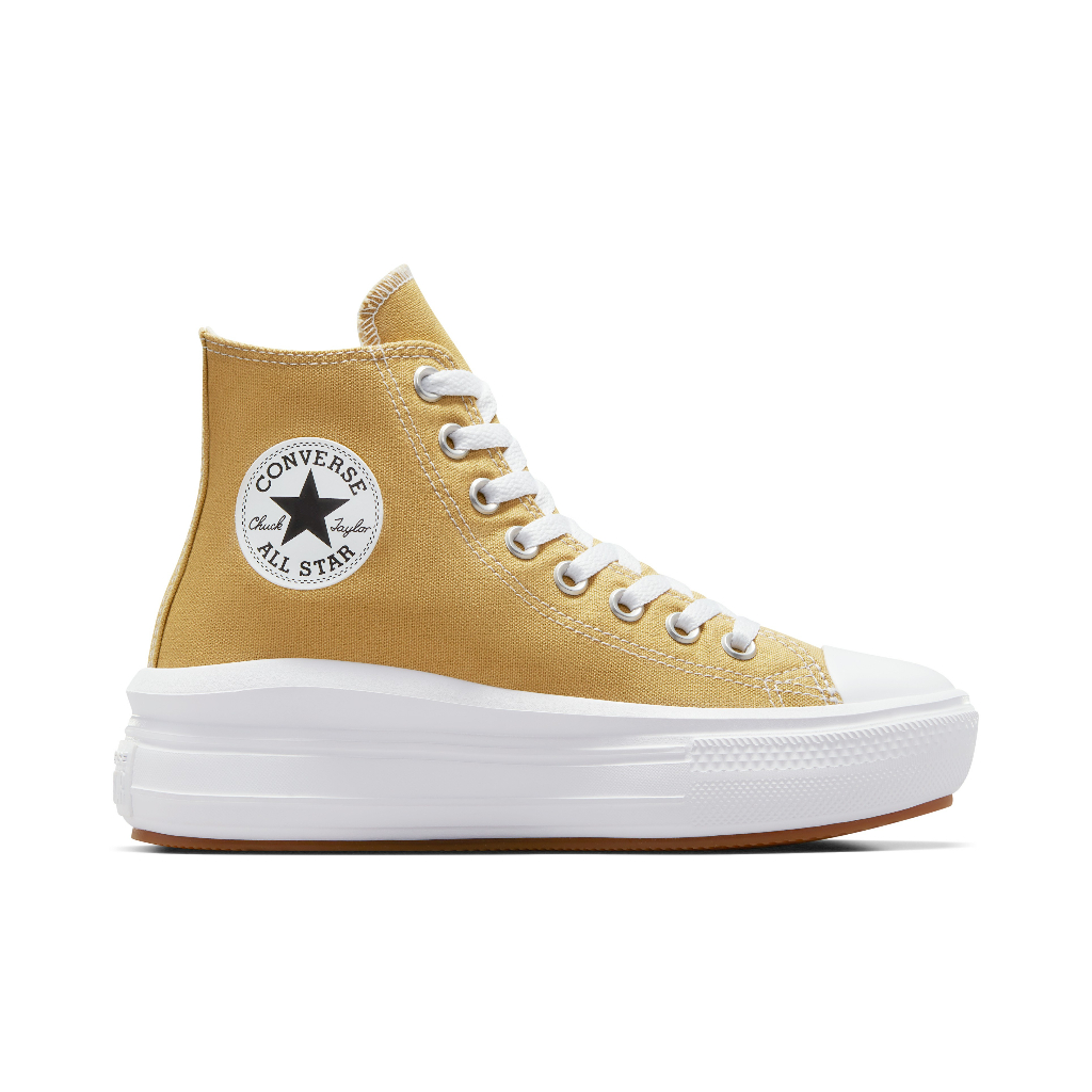 CONVERSE รองเท้าผ้าใบ รุ่น CTAS MOVE SEASONAL COLOR HI YELLOW - A06897CF_F3YLXX - สีเหลือง ผู้หญิง