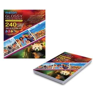 -กระดาษโฟโต้ 1 8 0 แกรม Glossy Photo Paper A4 1 8 0 G / 215 G-240-แกรม