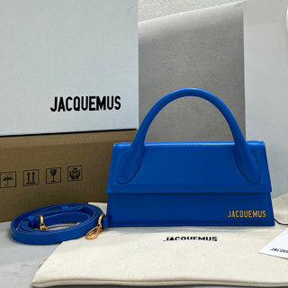 พรี​ ราคา7300 Jacquemus̶ 2053 หนังแกะ กระเป๋าถือ กระเป๋าสะพายข้าง กระเป๋าสะพายไหล่21*10*6cm