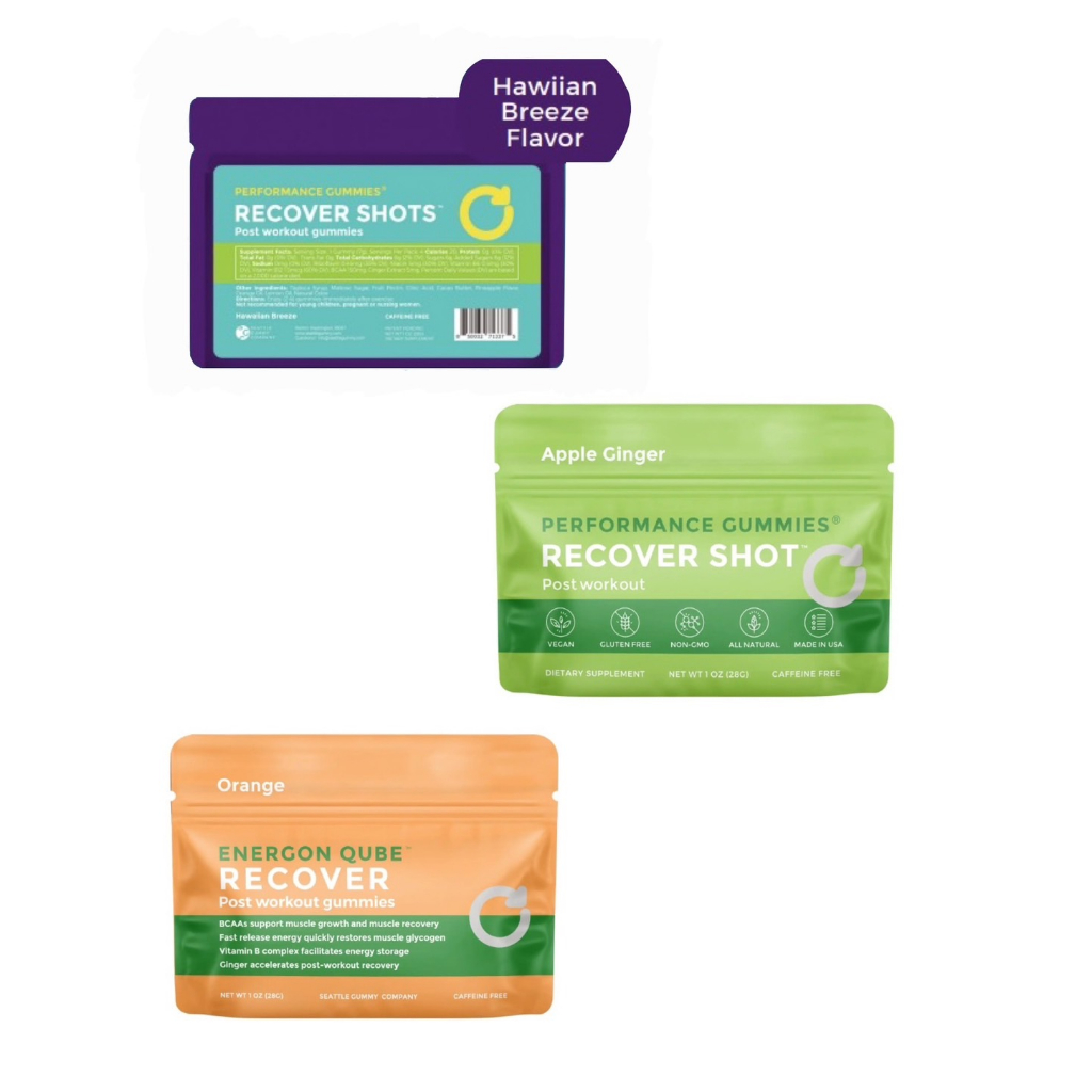 ❗SALE❗อ่านก่อนสั่ง SEATTLE GUMMY - RECOVER SHOT  - เยลลี่ให้พลังงาน BBF 06-10/2024 **เลย best by แล้ว**