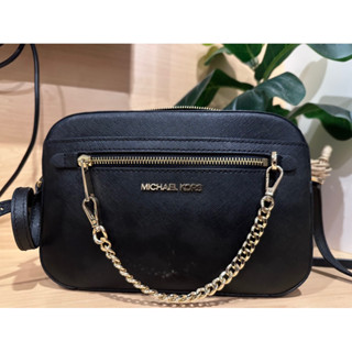 กระเป๋า MK Michael Kore Large Jet Set Item 35S1GTTC9B Crossbody สะพายข้าง สภาพ96%