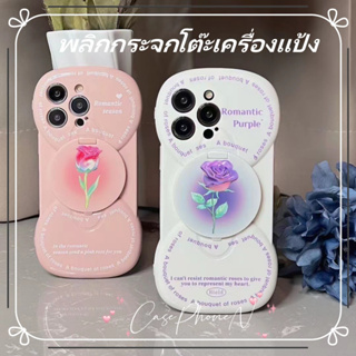 🔥สไตล์ใหม่🔥เคสไอโฟน iphone 11 14 Pro Max ดอกไม้ ความคิดสร้างสรรค์  พร้อมกระจก  เคส iphone 12 13 Pro Case for iPhone