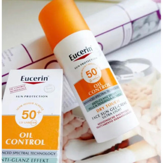 (ราคาโปรโมชั่น)Eucerin-Sun Dry Touch Oil Control Face SPF50+ 50ml ยูเซอริน ซัน ดราย ทัช ออยล์ คอนโทรล ครีมกันแดดเนื้อดี