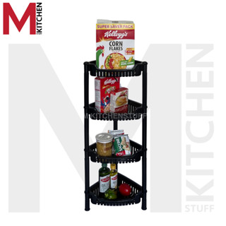 M KITCHEN 17029 ชั้นวางของ 4 ชั้น พลาสติก ขนาด 38x26x 90 cm