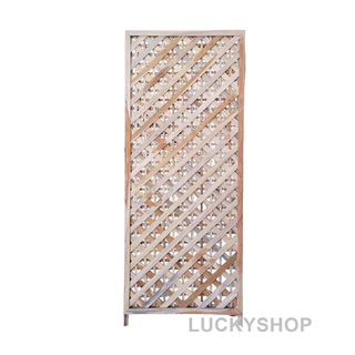 ฉากกั้นห้องไม้สัก 1 บาน ขนาด 60*150 cm.(แถมขาตั้ง)ตกแต่งบ้าน ตกแต่งสวน