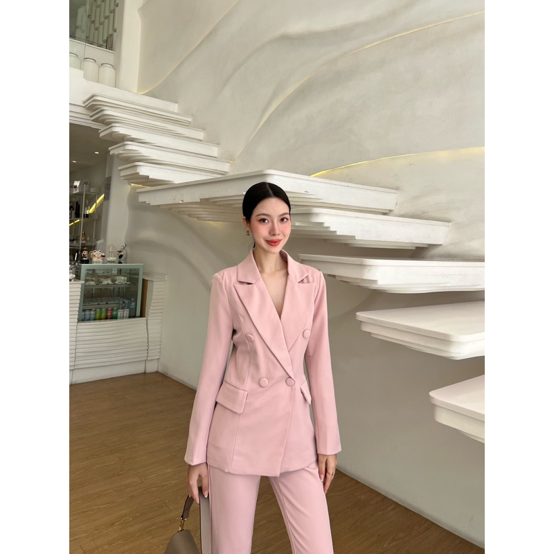 VARINDA เซ็ทสูทผูหญิงออกงาน งานสวย ผ้าดี ทรงเข้ารูป Code C001 ราคา ถูกที่สุด ดีลบีเคเค แกลเลอรีภาพที่ 6