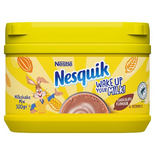 เนสท์เล่ เนสควิก ช็อคโกแลตผง สินค้าจากฝรั่งเศส 300 กรัม Nestle NESQUIK Chocolate Milkshake Mix