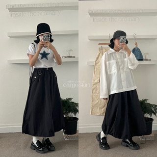 cargo skirt กระโปรงคาร์โก้ผ้าร่ม