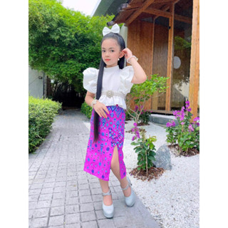 ชุดไทยผ้าฝ้ายเช็ท3ชิ้นตามรูป