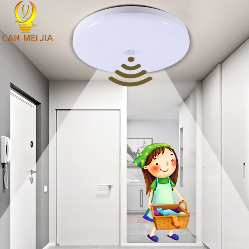 ไฟเซนเซอร์ 30W 40W ไฟอัจฉริยะ LED เพดานสวิตช์อัตโนมัติ Motion Sensor ไฟกลางคืนไฟเซนเซอร์ หลอดไฟภายนอก