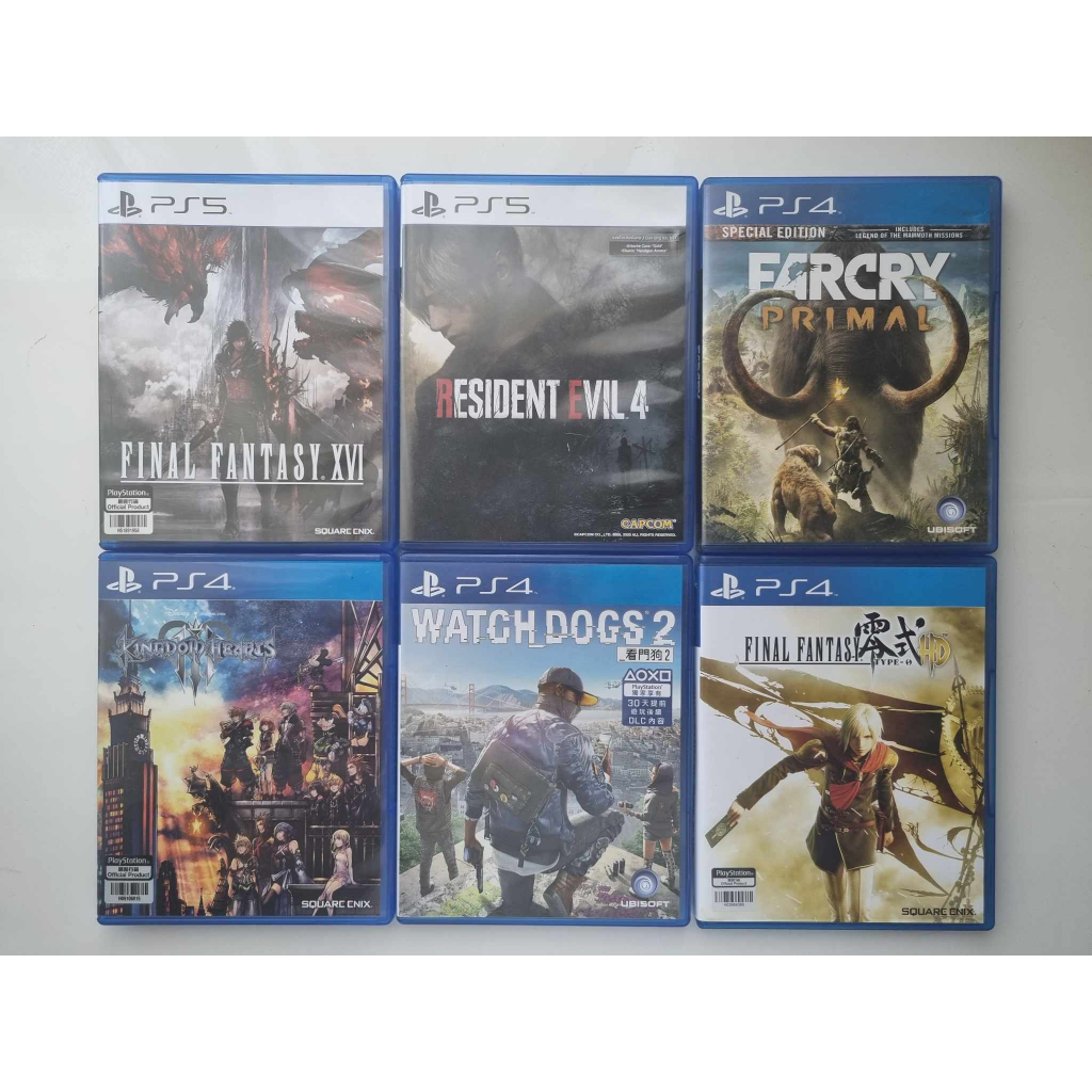 แผ่นเกม PS4 มือ 2 สภาพดีทุกแผ่น