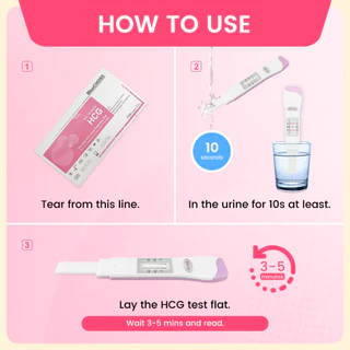 12Pcs ACCUFAST ชุดทดสอบสัปดาห์การตั้งครรภ์นับการเจริญเติบโต HCG UPT แถบทดสอบการตั้งครรภ์