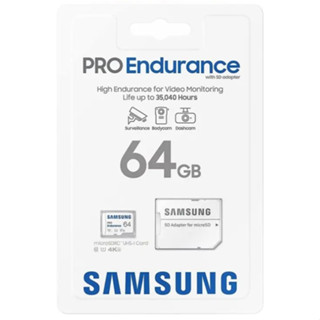 Samsung 64GB PRO Endurance Micro SDXC With Adapter