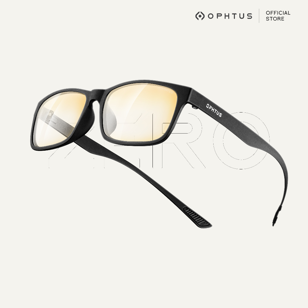 OPHTUS แว่นกรองแสงสำหรับเกมเมอร์ รุ่น Zero เลนส์ RetinaX Amber