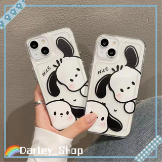 🔥สไตล์ใหม่🔥เคสไอโฟน iphone 11 14 Pro Max น่ารัก การ์ตูน สุนัข ป้องกันการตก ขอบเต็ม เคส iphone 12 13 Pro Case for iPhone