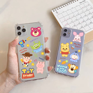 เคสซิลิโคน TPU เคสใส กันกระแทก เคสโทรศัพท์มือถือ ลายการ์ตูน สำหรับ OPPO A15 A15S A31 A52 A92 A93 A73 A54 A94 A9 2020 A5