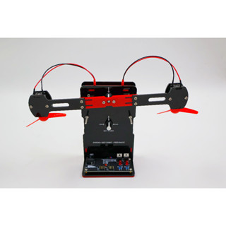 ชุดควบคุมและทดลองแกนใบพัดแบบสองใบพัด 2-Vertical take-off PID controller by TESR
