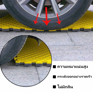 แผ่นยางรองฟิตเนส โยคะ หนา 2.5CM!! กันลื่น มีขอบปิด4ด้าน
