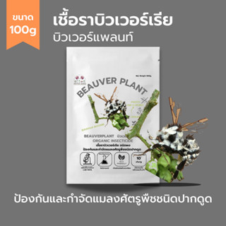 บิวเวอร์เรีย (100g) กำจัดแมลงศัตรูพืช ออร์แกนิคแท้ เพาะเชื้อในห้องLAB100% ปลอดภัยต่อผู้ใช้และสัตว์เลี้ยง