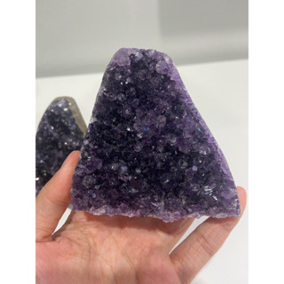 พร้อมส่ง ถ่ายจากสินค้าจริง คริสตัล หินแท้100% โพรงหินอเมทิสต์ Amethyst Geode#13