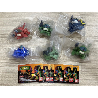 Gashapon SD Votoms Full Color กาชาปอง งานหุ่นโวท่อม ครบชุด 6 ชิ้น พร้อมใบปิด ของใหม่