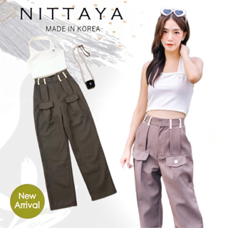 ราคาถูกที่สุด!! NITTAYA เสื้อเสื้อคล้องคอ+กางเกงขายาว