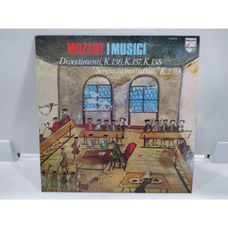 1LP Vinyl Records แผ่นเสียงไวนิล MOZART I MUSICI Divertimenti, K.136, K.137, K.138   (E8E4)