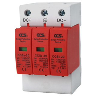 อุปกรณ์ป้องกันฟ้าผ่า ไฟกระชาก Surge Protective Device รุ่น SPD 2P-3P DC