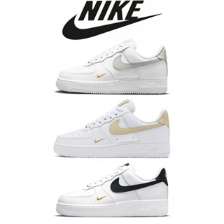 Nike Air Force 1 Air Force One AF1 Mini ตะขอ ถั่วเขียว แพลทินัม ขาว ดํา รองเท้าผู้ชายและผู้หญิง