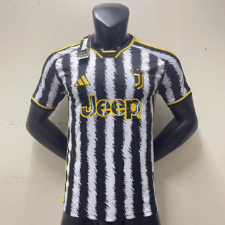 เสื้อกีฬาแขนสั้น ลายทีมชาติฟุตบอล Juventus 23-24 [AAA] ชุดเหย้า ไซซ์ S-2XL คุณภาพสูง