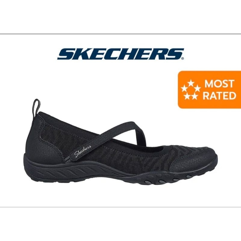 รองเท้าผู้หญิง  Skechers  สีดำ รองเท้าสุขภาพ เบอร์ US9
