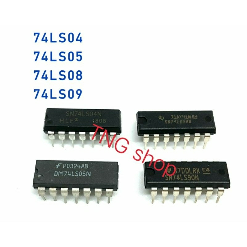 IC 74LS04, 74LS05, 74LS08, 74LS09 สินค้าพร้อมส่ง ออกบิลได้