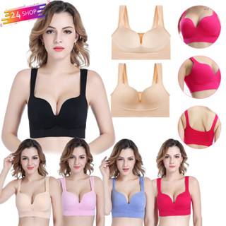 Bra-3D [24SHOP]สปอร์ตบรา 3D บราไร้โครง บราอกชิด บราดันทรงเสริมอกดูม