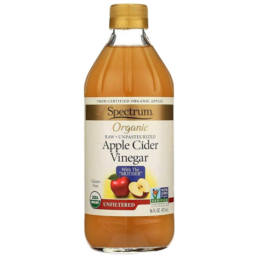 Spectrum Apple Cider Vinegar Unfiltered สเปกตรัม แอปเปิ้ล ไซเดอร์ เวนิกา 473ml.