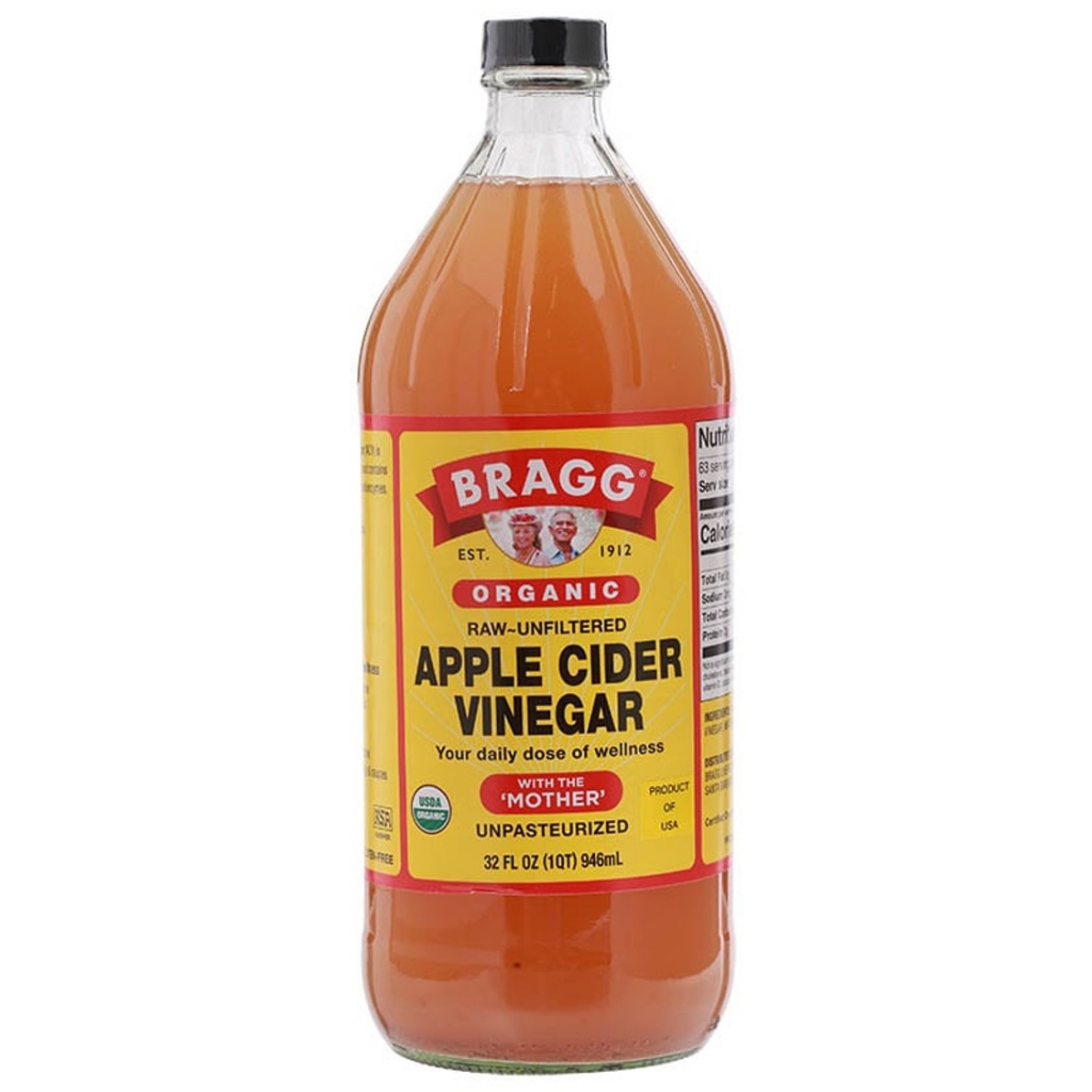 Bragg Apple Cider Vinegar แบรค แอปเปิ้ล ไซเดอร์ เวนิกา 946ml.