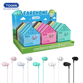 Yookie-YK1150 หูฟัง สีพาสเทล รองรับมือถือ คอมพิวเตอร์ โน๊ตบุ๊ค