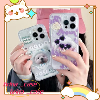 ❤️ส่งของขวัญ❤️ เคสไอโฟน 11 12 13 14 Pro Max ลูกสุนัข สไตล์คู่รัก แฟชั่น ความนิยม การ์ตูน Case for iPhone ป้องกันการตก