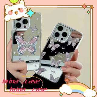 ❤️ส่งของขวัญ❤️ เคสไอโฟน 11 12 13 14 Pro Max ผีเสื้อ สาวน่ารักหัวใจ ความนิยม ความคิดสร้างสรรค์ Case for iPhoneป้องกันการต