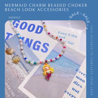 🔥SALE🔥สร้อยลูกปัดสีสดใส🧜‍♀️ไปทะเลสุดน่ารัก🌴🌊🧜‍♀️Mermaid Charm Beaded Choker✨งาน Handmade🏖️📌พร้อมส่งนะค้า