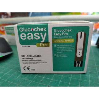 สมาพันธ์ แผ่น GLUCOCHEK EASY PRO TEST STRIP 50S