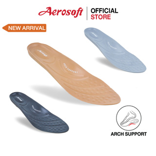 Aerosoft แอโร่ซอฟ แผ่นรองเท้าเพื่อสุขภาพ มีหนุนอุ้งเท้า PUW0601