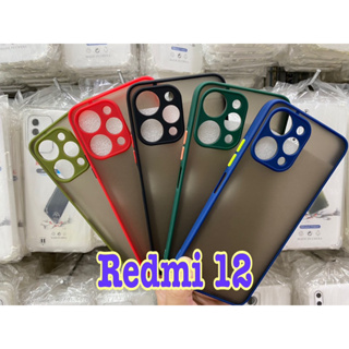 Redmi 12🥰พร้​อมส่งใน🇹🇭🥰เคสใสกันกระแทกคลุมกล้อง For Redmi 12