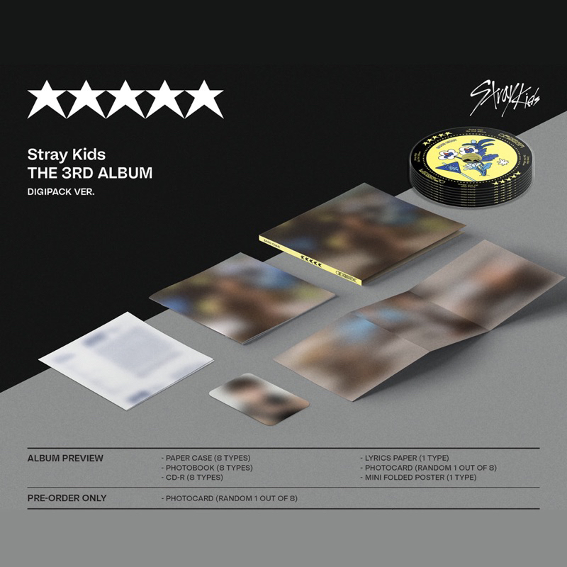 (พร้อมส่ง) Stray Kids (5-STAR) - DIGIPACK VER