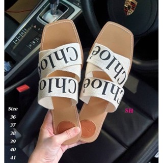 เช็คของก่อนสั่ง ไซส์ 36-41 รองเท้า chloe รองเท้าแตะทรงสวม