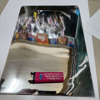 สติ๊กเกอร์วอยด์เงินเงา ขนาด A4 (1 แพ็ค 10 แผ่น)