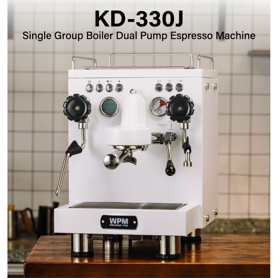 สินค้าพรีออเดอร์ WPM KD-330J เครื่องชงกาแฟเอสเพรสโซ่ Single Group Boiler Dual Pump Espresso Machine
