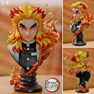 ฟิกเกอร์ Cookie Studio Kimetsu no Yaiba คิเม็ตสึโนะไยบะ ดาบพิฆาตอสูร Kyojuro Rengoku เรนโงคุ เคียวจูโร่ 1/4 Resin Statue