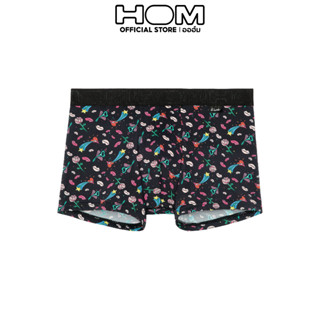 HOM (ออฮ์ม)  รุ่น 402507-I004 กกน.ชายBoxer Polyamideบ๊อกเซอร์ ทรงเต็มตัว เป้าเข้ารูป ปลายขาไม่ม้วนลดการเสียดสี